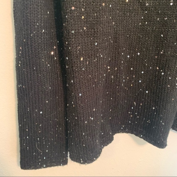 Narciso Rodriguez Crewneck Sweater Black Sequin S - Picture 5 of 10